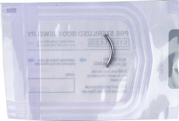 STERILIZED TITANIUM BANANA PINS (10PC/PACK)