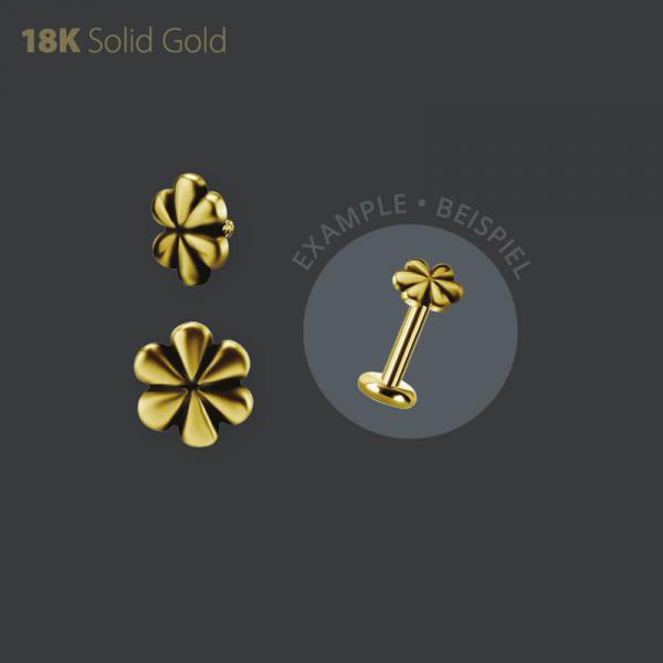 18K GOLD FLOWER MICRO ATTACHMENT
