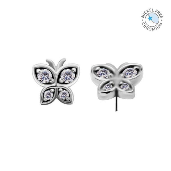 CoCr NF THREADLESS BUTTERFLY ATTACHMENT SET W. PREMIUM ZIRCONIA