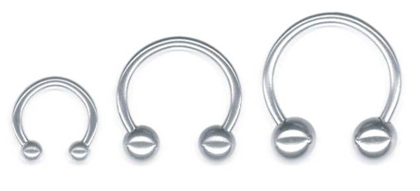 TITANIUM CIRCULAR BARBELLS