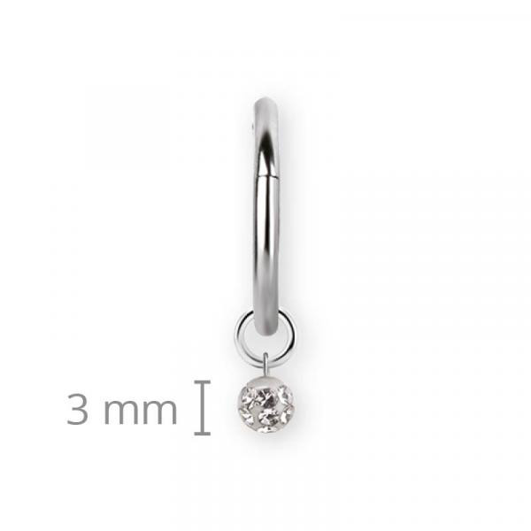 SS316L CHARM FOR HINGED SEGMENT RING (CJ BALL)