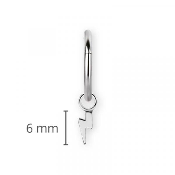 STEEL FLASH CHARM FOR HINGED SEGMENT RINGS