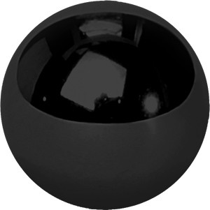 BLACK PVD TITANIUM BALLS 2,5MM
