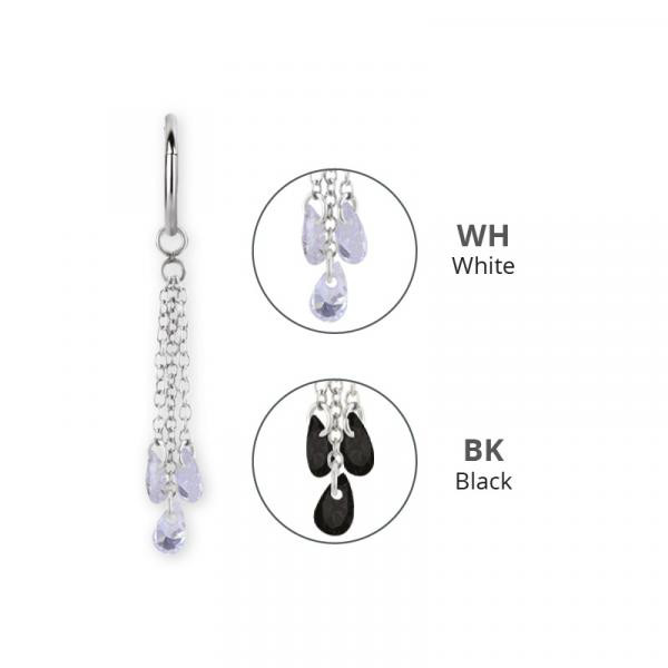 SS316L CHAIN CHARM FOR HINGED SEGMENT RINGS