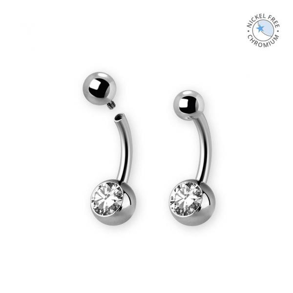 CoCr PVD TIT. INTERNAL BABY BANANA SET W.PREMIUM ZIRCONIA