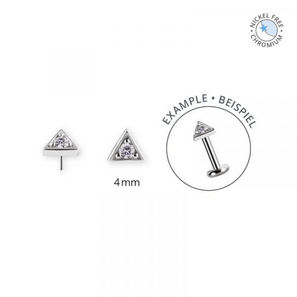 CoCr NF THREADLESS TRIANGLE ATTACHMENT SET W. PREMIUM ZIRCONIA