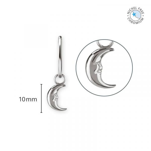 CoCr NF CRESSENT CHARMS FOR HINGED RINGS