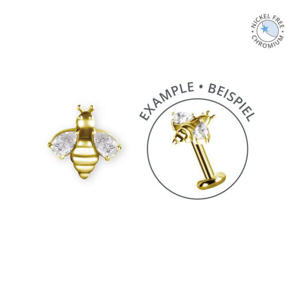 18K GOLD PVD CoCr NF INTERNAL MICRO ATTACHMENT SET W. PREMIUM ZIRCONIA