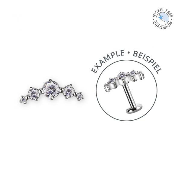 CoCr NF THREADLESS ATTACHMENT SET W. PREMIUM ZIRCONIA