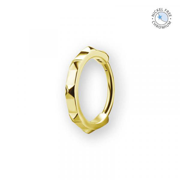 18K GOLD PVD CoCr NF HINGED SEGMENT RING (PYRAMID)