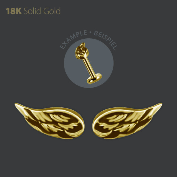 18K GOLD INTERNAL WING MICRO ATTACHMENT