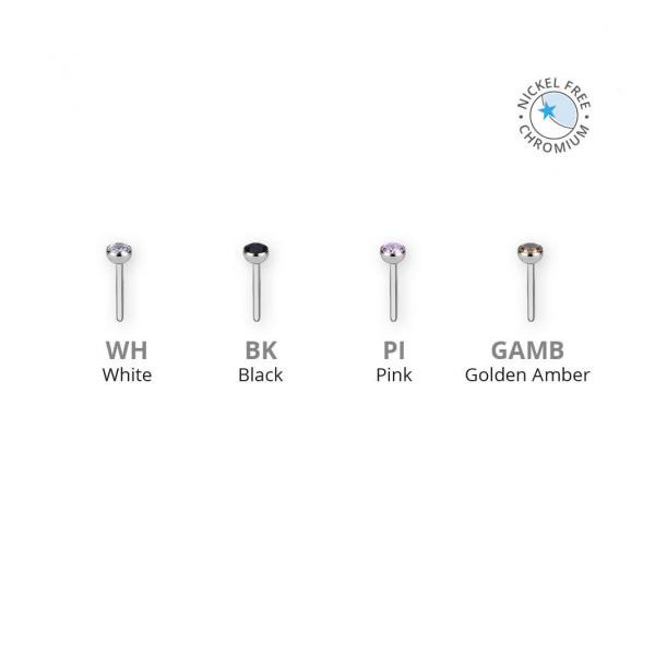 CoCr NF PVD TITANIUM THREADLESS MICRO BALL SET W. PREMIUM ZIRCONIA