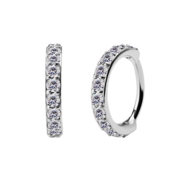 SS316L CLICKER SET W. 2MM PREMIUM ZIRCONIA