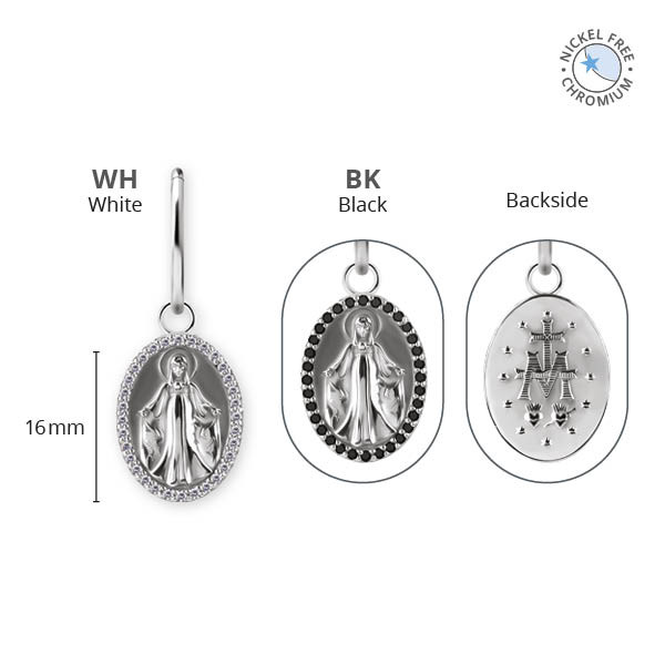 CoCr NF MADONNA CHARMS SET W. PREMIUM ZIRCONIA