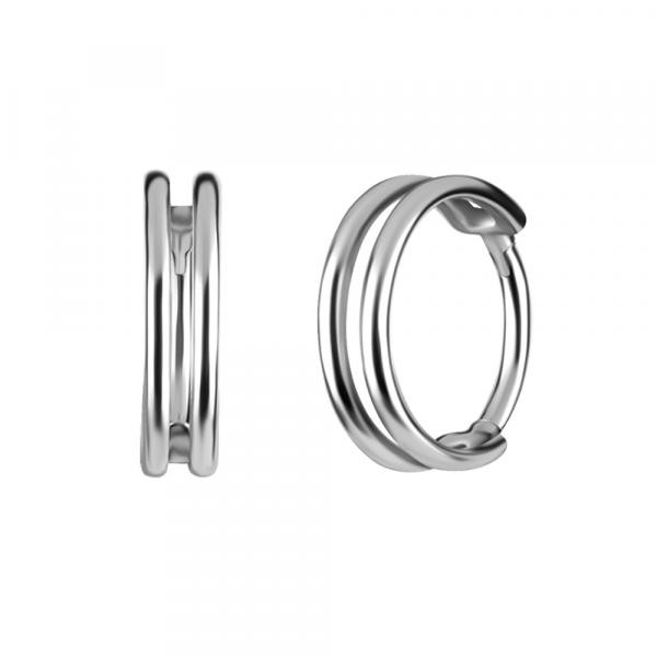 SS316L HINGED CLICKER (2 PLAIN WIRES)