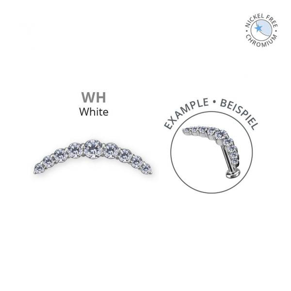 CoCr NF THREADLESS CRESCENT ATTACHMENT SET W. PREMIUM ZIRCONIA