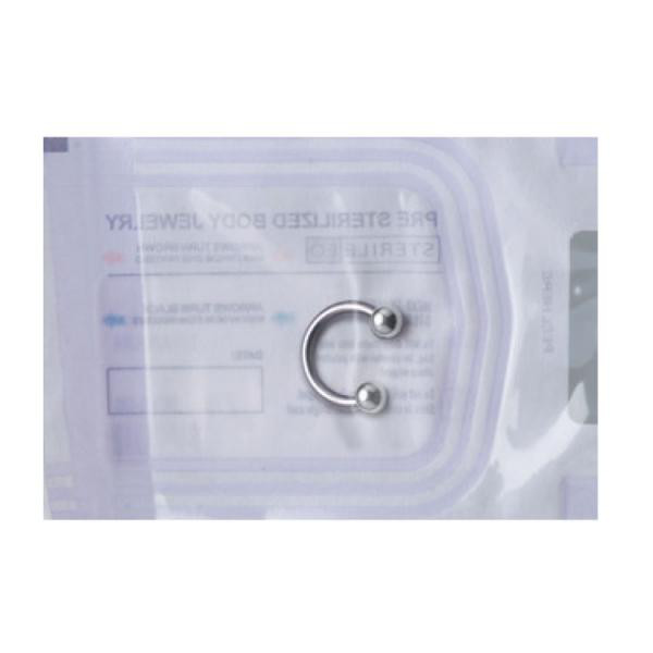 STERILIZED TITANIUM CIRCULAR BARBELLS (10PCS/PACK)