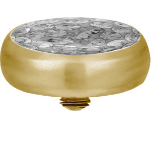 24K GOLD PVD TITANIUM INTERNAL ATTACHMENT (CRYSTAL LINE DISC)