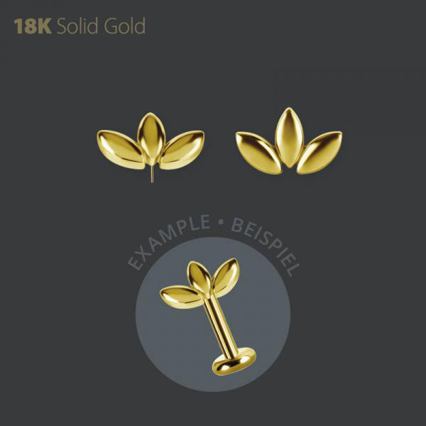 18K GOLD THREADLESS BEE ATTACHMENT