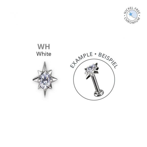 CoCr NF THREADLESS STAR ATTACHMENT SET W. PREMIUM ZIRCONIA