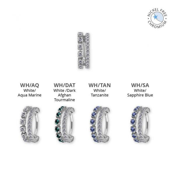 CoCr NF HINGED SEGMENT RING SET W. PREMIUM ZIRCONIA