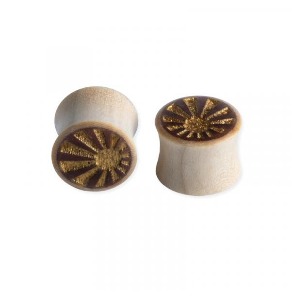 WHEEL GOLD DUAL TONE PLUG 8 MM