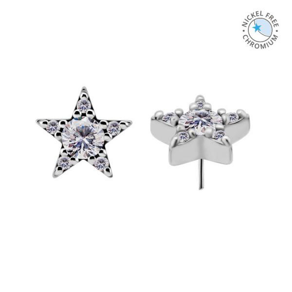 CoCr NF THREADLESS STAR ATTACHMENT SET W. PREMIUM ZIRCONIA