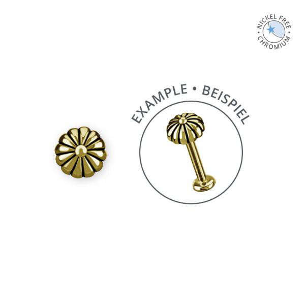 18K GOLD PVD CoCr NF THREADLESS ATTACHMENT