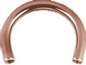 ROSE GOLD PVD TITANIUM INTERNAL CIRCULA BARBELL PINS