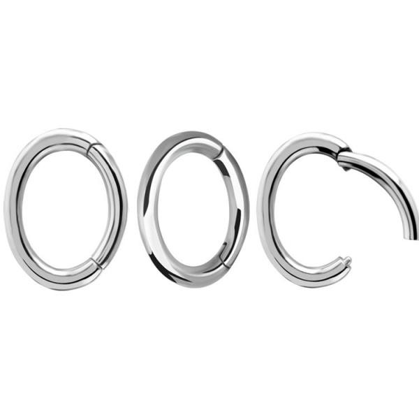 SS316L ROOK OVAL HINGED SEGMENT RINGS (ROUND PROFILE)