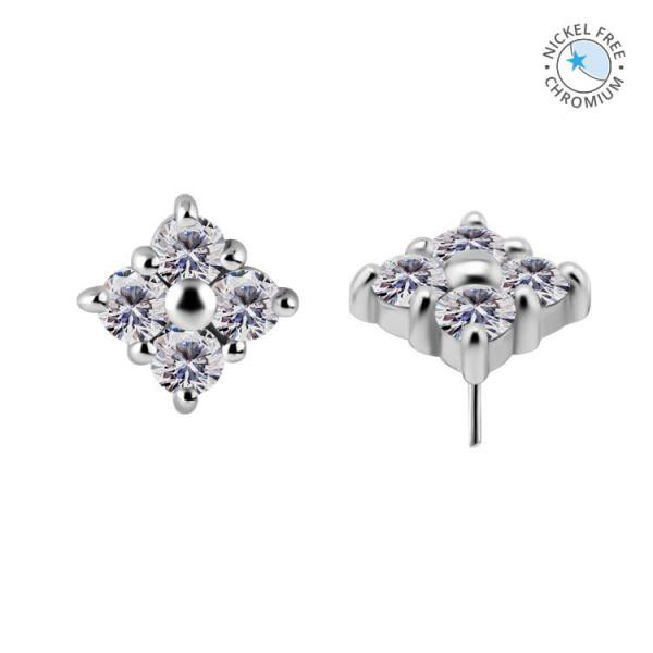 CoCr NF THREADLESS ATTACHMENT PRONGS SET W. PREMIUM ZIRCONIA