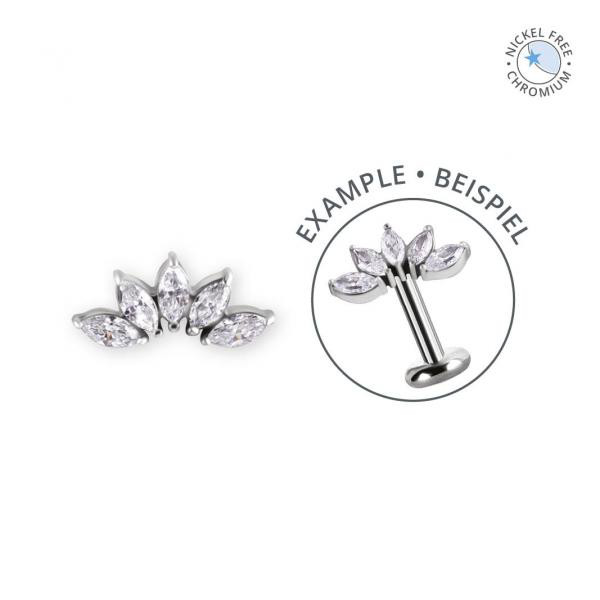 CoCr NF THREADLESS ATTACHMENT SET W. PREMIUM ZIRCONIA