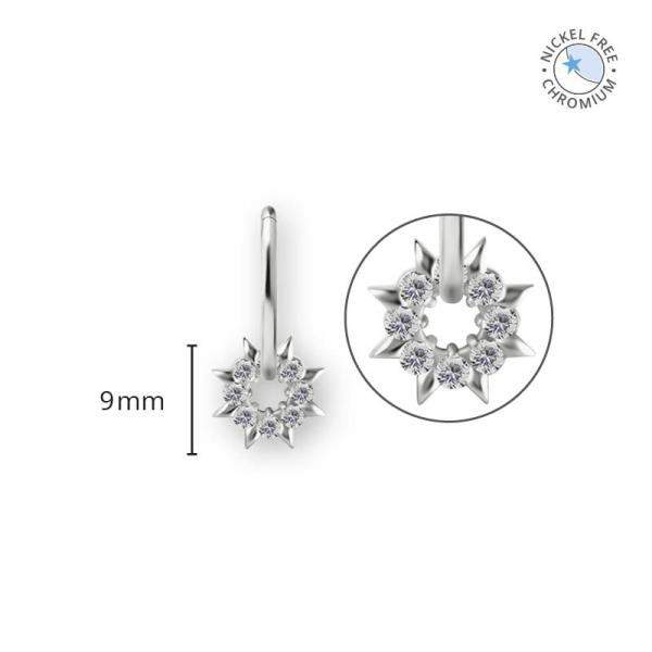 CoCr NF CHARM DONUT W.SPIKES SET W. PREMIUM ZIRCONIA