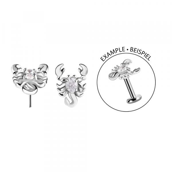 CoCr NF THREADLESS SCORPION ATTACHMENT SET W. PREMIUM ZIRCONIA