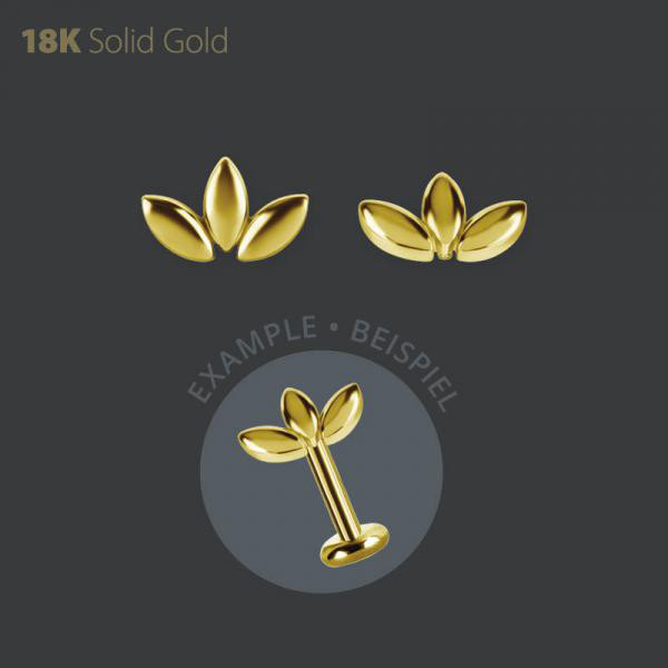 18K GOLD INTERNAL MARQUISE FAN MICRO ATTACHMENT