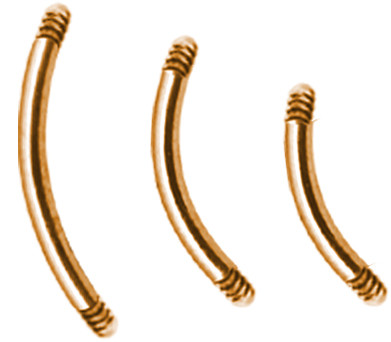 GOLD PVD TITANIUM PINS