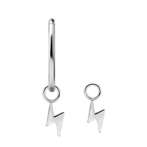 TITANIUM CHARM FOR HINGED RINGS (FLASH)