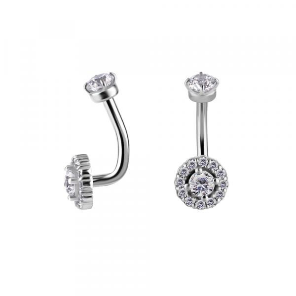 SS316L INTERNAL ROOK HELO BANANA SET W. PREMIUM ZIRCONIA