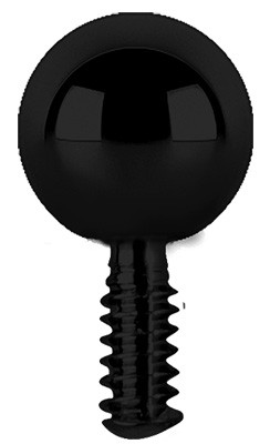 BLACK PVD TITANIUM INTERNAL MICRO 2MM BALL