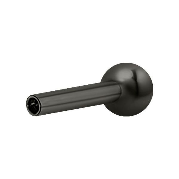 GUNMETAL PVD SS316L ONE SIDE INTERNAL MICRO BARBELLS PINS