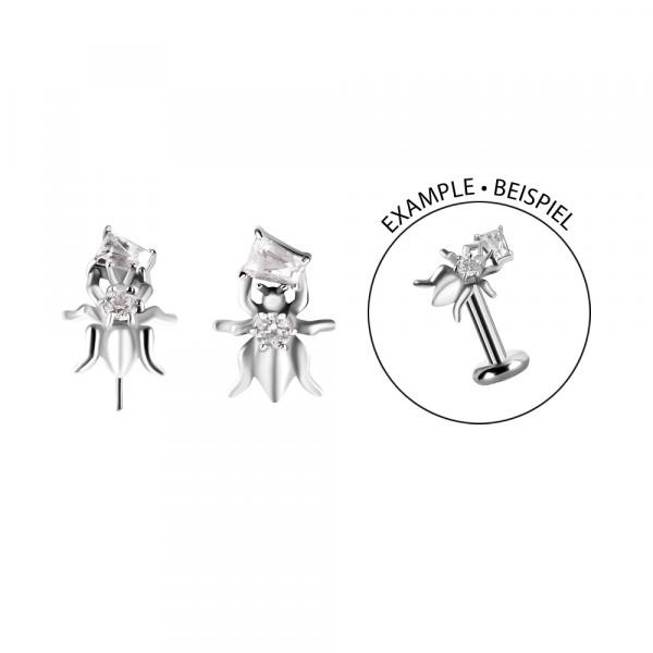 CoCr NF THREADLESS ANT ATTACHMENT SET W. PREMIUM ZIRCONIA