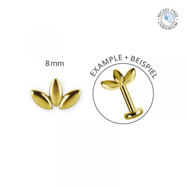 18K GOLD PVD CoCr NF INTERNAL MICRO ATTACHMENTS