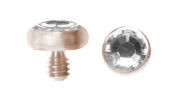 ROSE GOLD TITANIUM INTERNAL ATTACHMENT (JEWELLED DISC)