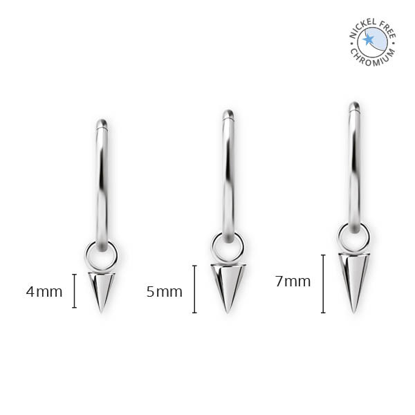 CoCr NF SPIKE CHARMS FOR HINGED RINGS