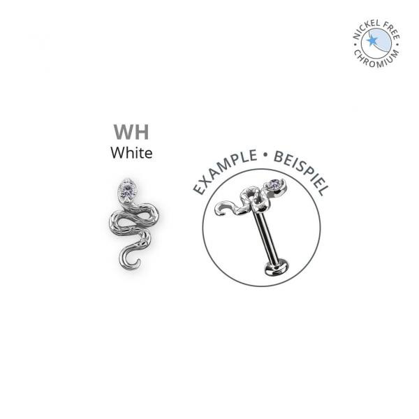 CoCr NF THREADLESS SNAKE ATTACHMENT SET W. PREMIUM ZIRCONIA