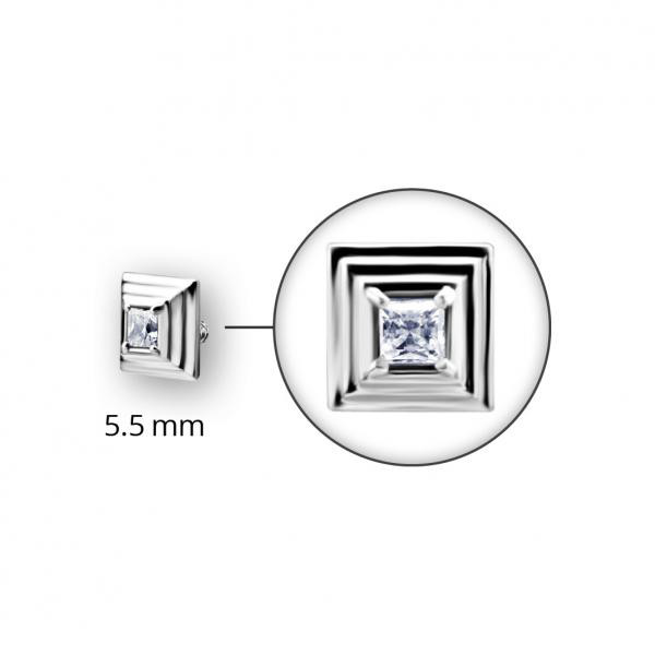SS316L ATTACHMENT W.SQUARE SET PREMIUM ZIRCONIA
