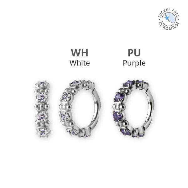 CoCr NF HINGED SEGMENT RING SET W. PREMIUM ZIRCONIA