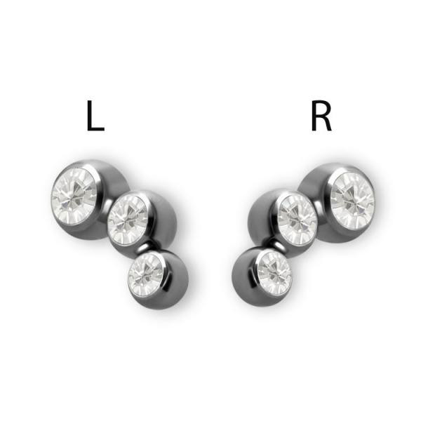 SS316L MICRO JEWELLED BALLS (TRIPLET)