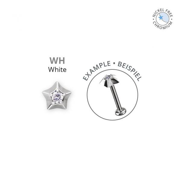 CoCr NF THREADLEES STAR ATTACHMENT STAR SET W. PREMIUM ZIRCONIA