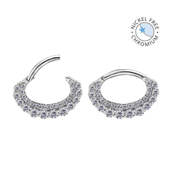 CoCr NF SEPTUM/DAITH CLICKER SET W. PREMIUM ZIRCONIA - (2 ROLLS)